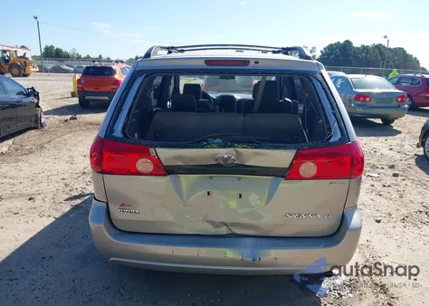 2007 Toyota Sienna Ce из США, поврежденный, VIN 5TDZK23C77S001981